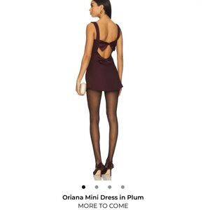 Revolve- Oriana Mini Dress in Plum